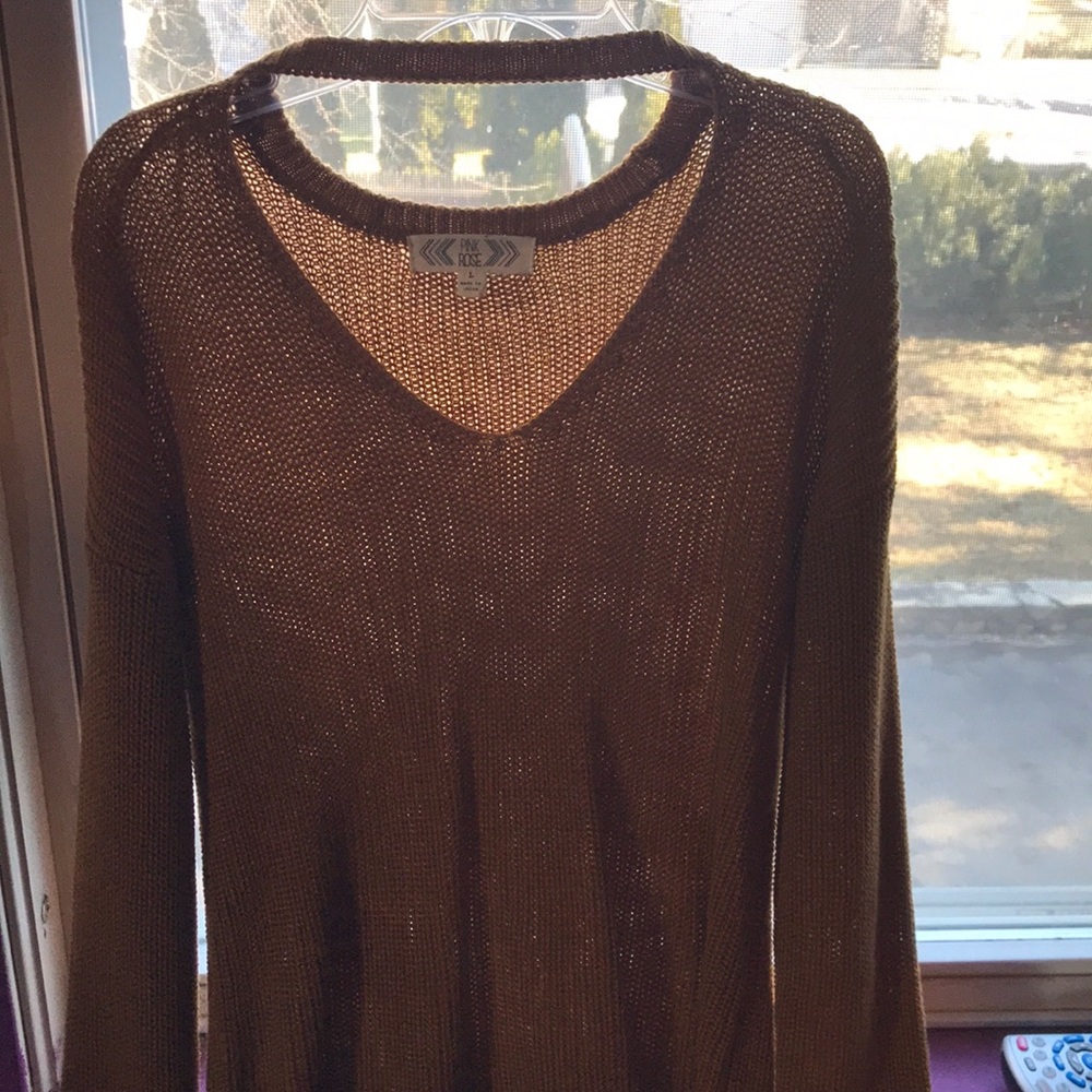 Mustard knit sweater